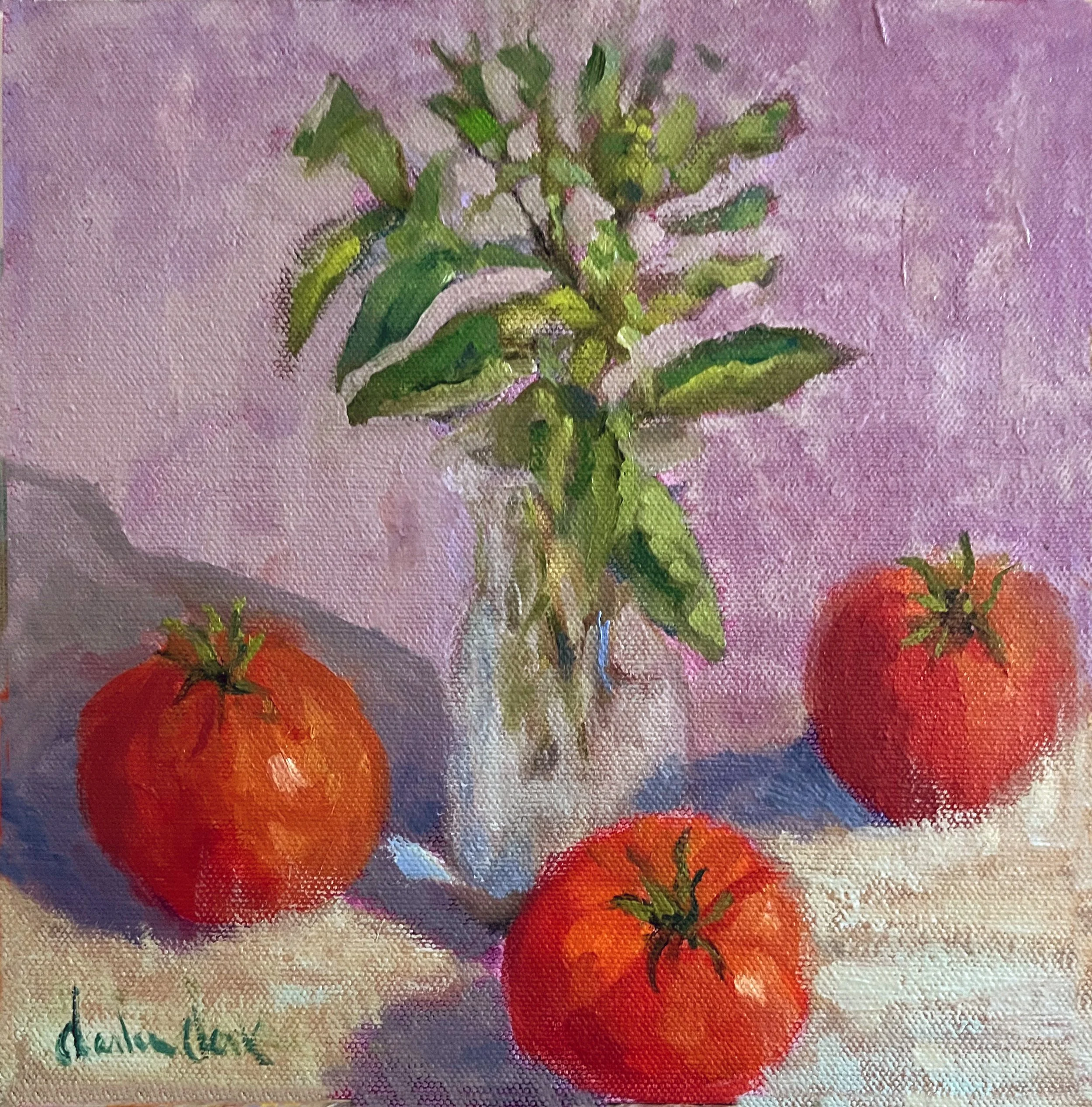 tomato oil painting — Charlene Clark Studio